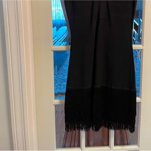 Black Bandage Fringe Dress